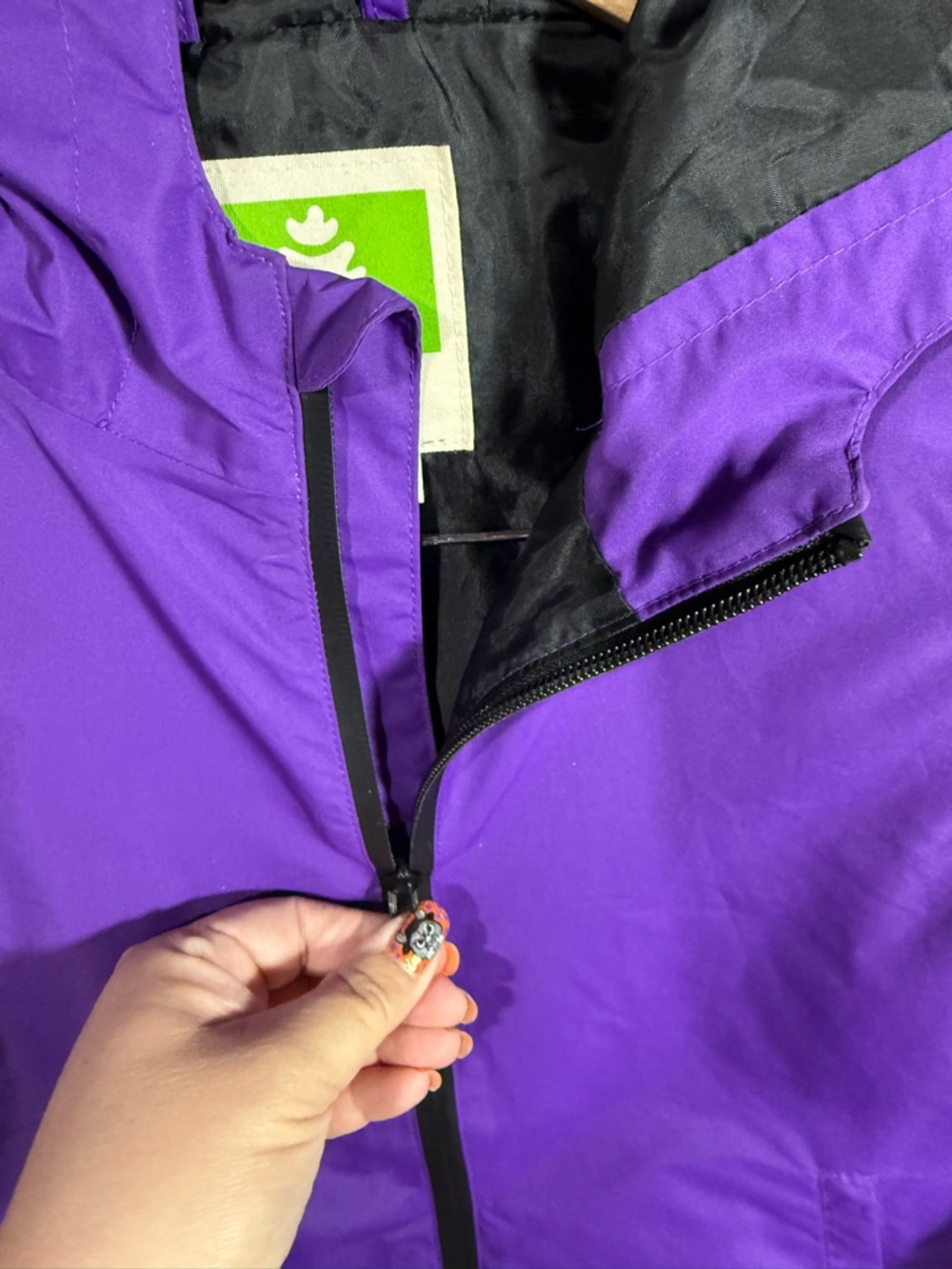 Oaki Kids Waterproof Rain Shell Jacket Size 4/5 - Picture 3 of 5